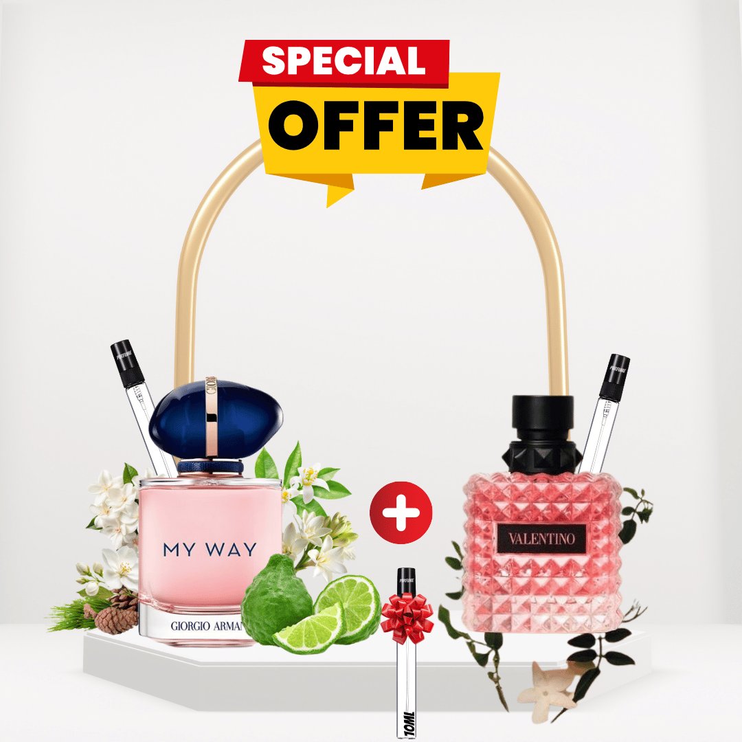 10ml may way + 10ml valentino + 10ml gratuit