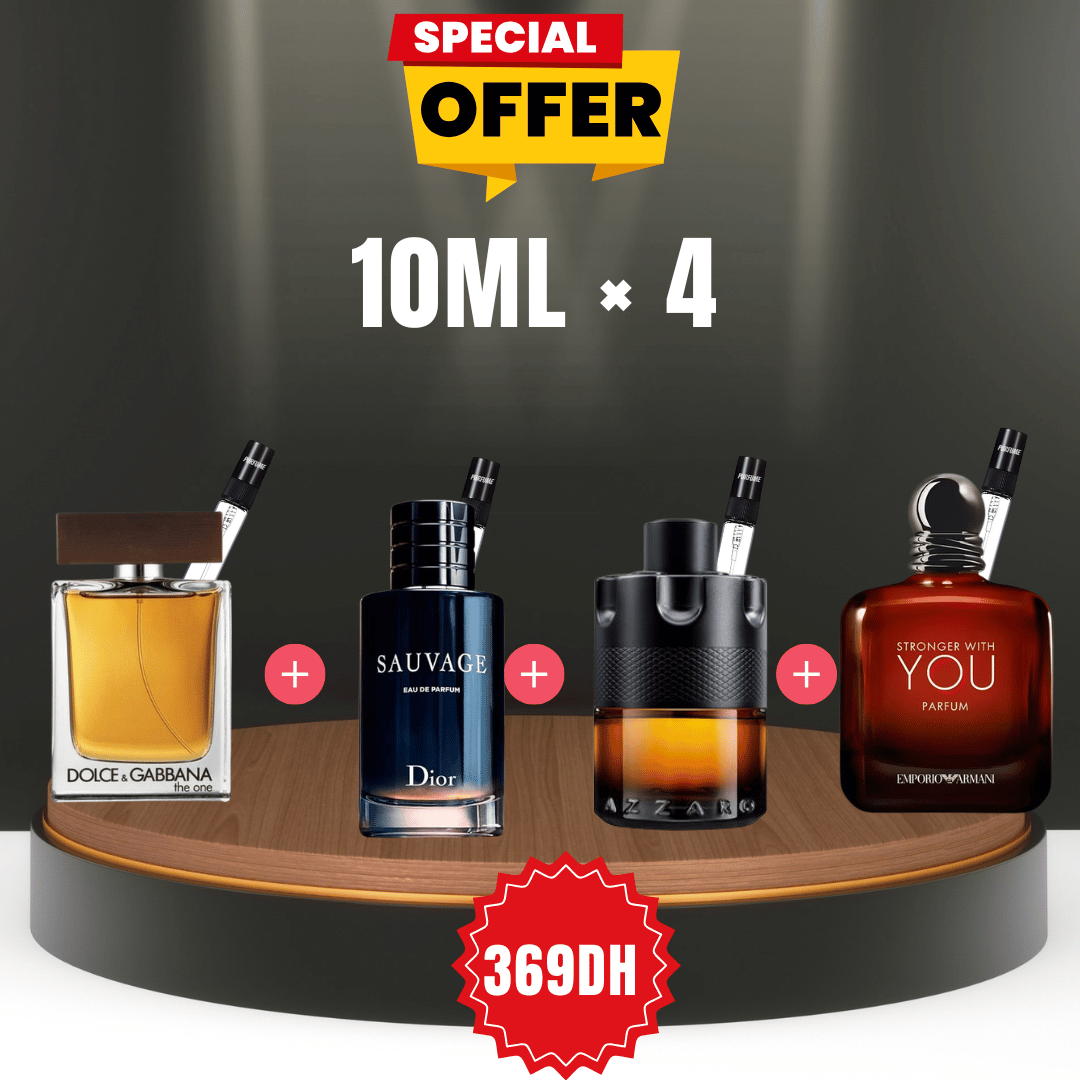 azzaro + you parfum + souvage + D&G THE ONE